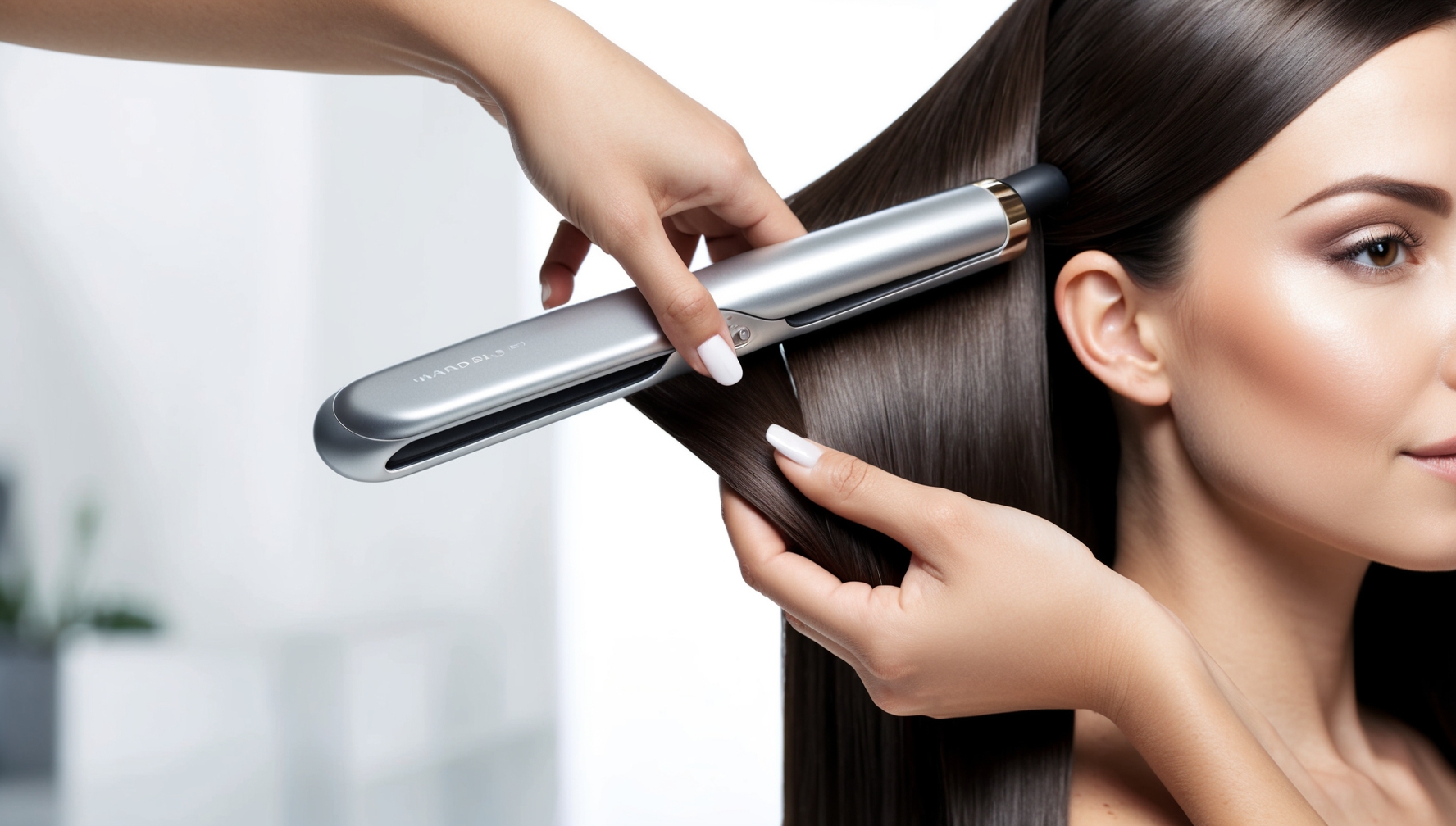 Helyes hajvasalási technika bemutatása - megfelelő sebesség és szög demonstrálása szakmai környezetben